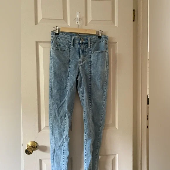 Levi’s 721 High Rise Skinny Medium Indigo Stonewash - Picture 3 of 8